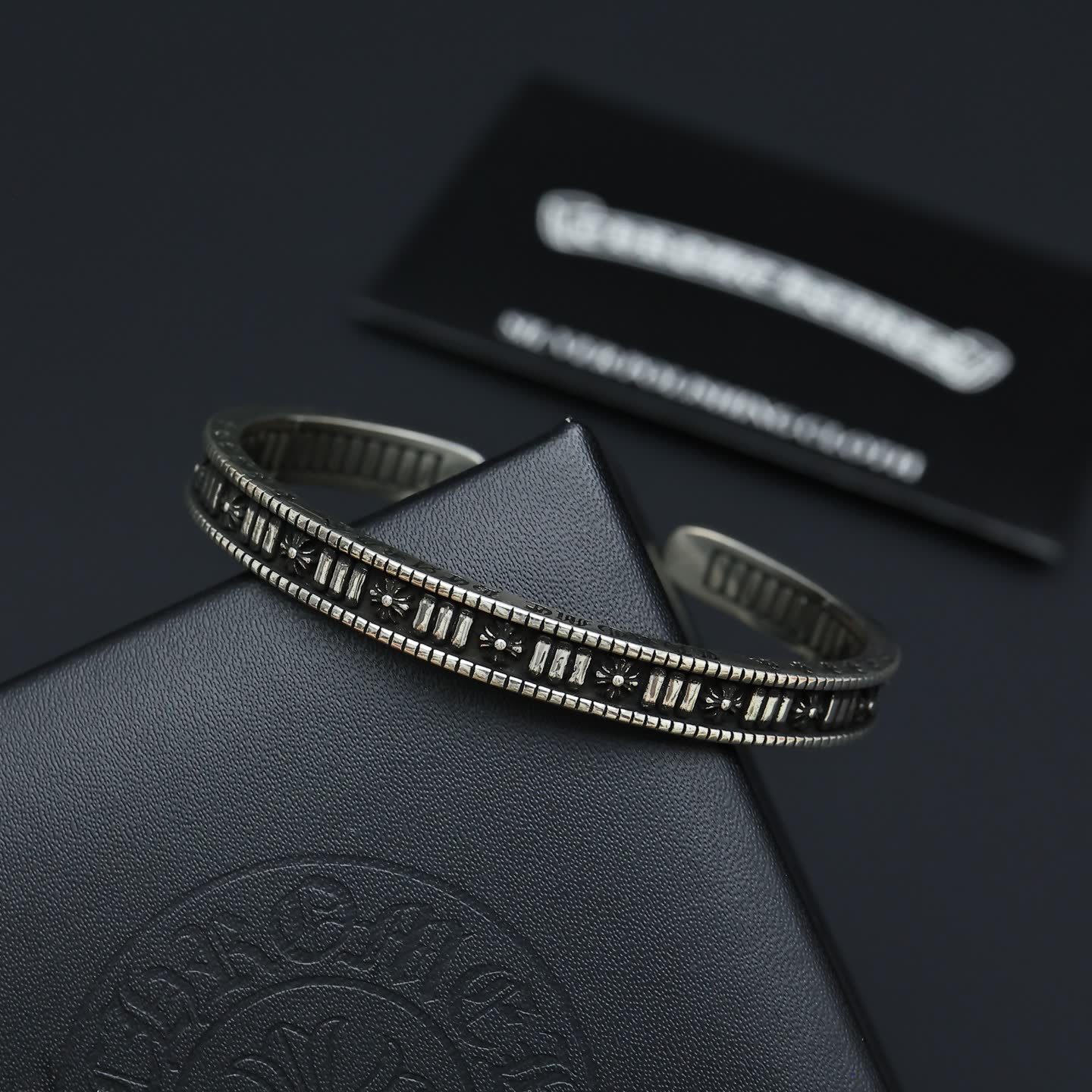 Chrome Hearts Silver Cuff Bracelet